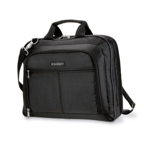 32298J | The Kensington Simply Portable SP40 Classic Topload Case offers a number of storage compartments for your laptop and accessories, together with a front pocket for quick access to the items you need most often. A built-in strap is easily attached to your roller bag for easy airport travel.