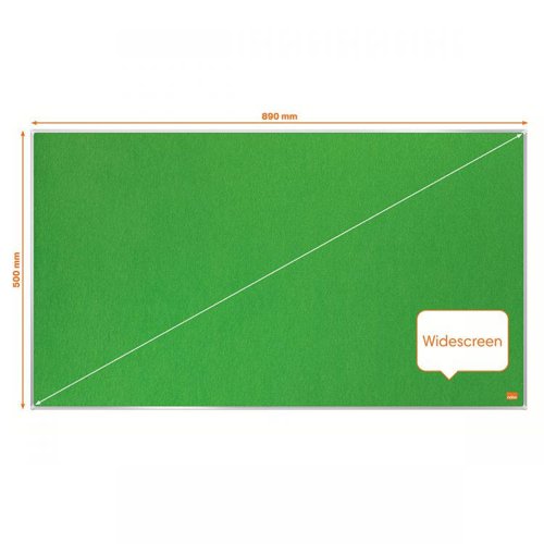 32312J - Nobo 1915425 Impression Pro 890x500mm Widescreen Green Felt Notice Board