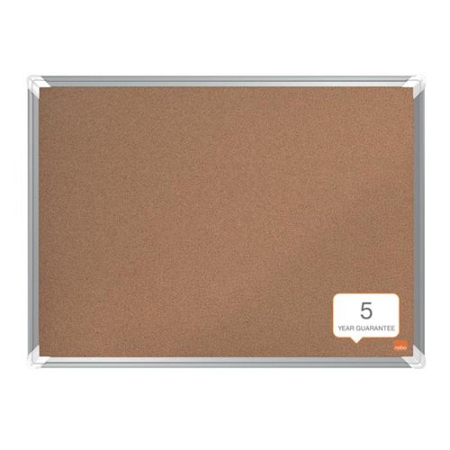 Nobo 1915179 Premium Plus Cork Notice Board 600x450mm