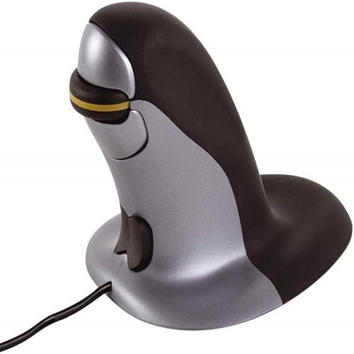 Fellowes 9894801 Small Penguin Ambidextrous Vertical Mouse - Wired