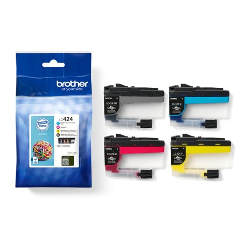 32512J - BROTHER LC424 Value pack Ink Cartridge B-C-M-Y