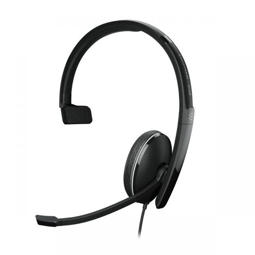 *** CLEARANCE ITEM - LIMITED STOCK AVAILABILITY AT THIS PRICE ***.Wired, single-sided headset with 3.5 mm jack, for professionals working on mobile devices. Work your way with a stylish, comfortable headset designed for the demands of today’s hybrid workplace with superior sound.Experience the elegant and comfortable ADAPT 100 Series. The headsets that adapt to you and your device, whatever device you are using. Enjoy exceptional audio quality and superior sound while soft earpads provide all day comfort. The series includes Microsoft Certified and UC optimized variants with or without ANC so you can block out noise disturbances instantly and enjoy a seamless call experience wherever you go. With flexible connectivity, it’s simply plug and play – working remotely, at the office or on the go.Work in style with an elegant headset designed for the smart office. Experience flexibility and comfort with large on-ear noise-damping earpads and a discreet boom arm that folds neatly away into the headband. Choose ANC variants to effectively block out distracting noises in the office instantly. Choose between UC optimized and Teams Certified variants. Jump straight into Microsoft Teams meeting with dedicated Teams’ button, while smart audio technologies give you peace of mind to focus and boost productivity.Turn any space into your study space with an elegant and superior audio tool. Listen and learn with great sound, while the foldable boom arm and exceptional microphone clarity ensures a good call experience during lectures and group calls. Smart audio technologies reduce noise disturbances to enable you to focus and concentrate on the task at hand, while the lightweight fold-flat design with comfortable earpads makes it easy to carry around.Experience an audio tool that adapts to you wherever you go. Lightweight, foldable and portable, the headset is designed for today’s hybrid workplace with EPOS Voice™ technology and a noise-cancelling microphone. Enjoy a seamless call experience wherever you work, while smart audio technologies and noise-damping earpads ensure a disruption-free workplace, anywhere. With variants optimized for UC and certified for Microsoft Teams, you can optimize your performance however and wherever you work.Included in the box:Headset, acoustic foam ear pad/s mounted on headset, cable with call control, quick guide, safety guide, compliance sheet