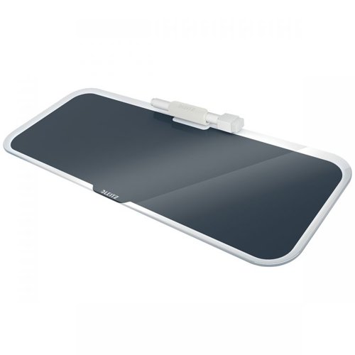 Leitz Cosy Glass Desk Notepad Velvet Grey