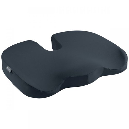 Leitz Ergo Cosy Orthopedic Seat Cushion Velvet Grey