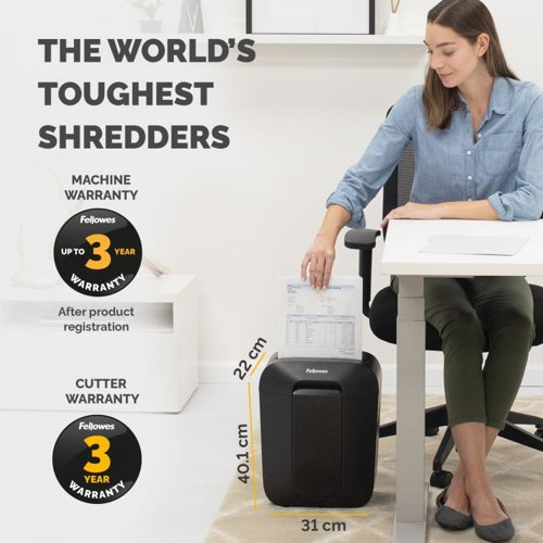 Fellowes Powershred LX50 Cross Cut Shredder