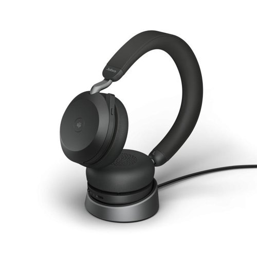 Jabra Evolve2 75 USB-A MS Stereo Headset with Desk Stand