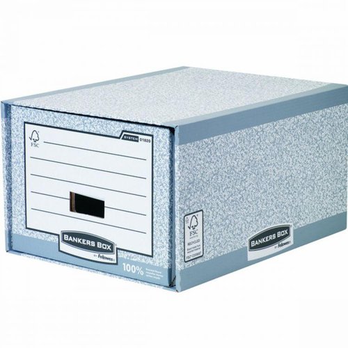 Bankers Box System A4 Storage Drawer Grey Pack of 5