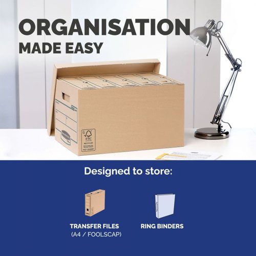 Bankers Box 4470701 Earth Large Storage Box Pack of 10