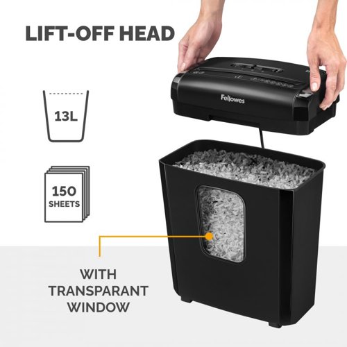 Fellowes Powershred 6M Mini Cut Shredder Personal Shredders 32869J Active Group  | Business Supplies. Workwear. Furniture. Promotional Merchandise. Business Technology