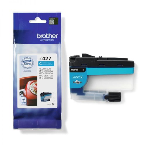 Brother LC427C Cyan 1500 Page Ink Cartridge