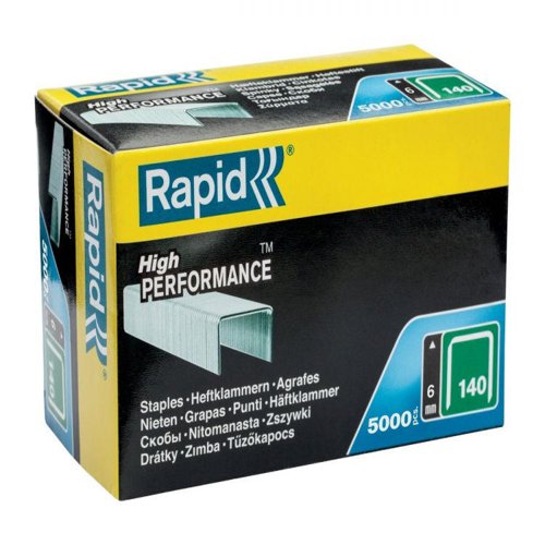 Rapid 11905711 No. 140 Finewire Staple 6mm Box of 5000