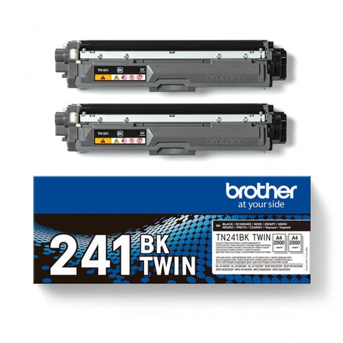 Brother TN241 Black Toner Cartridge Twin Pack
