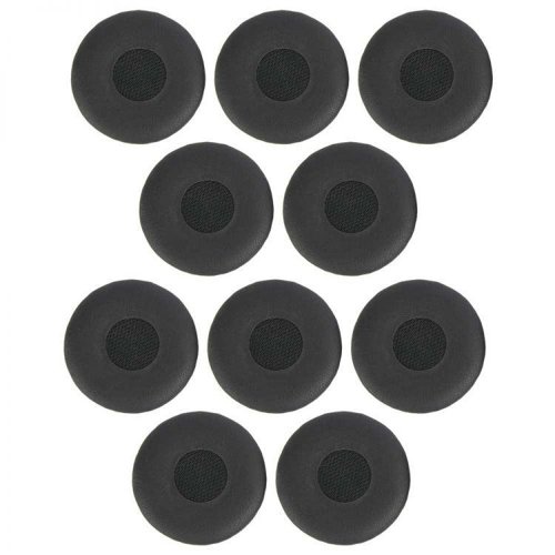 Jabra Leatherette Ear Cushions for Evolve 20 30 40 65 Headsets Pack of 10