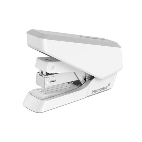 33220J | We understand that a stapler is not just a purchase. It’s an investment. That's why Fellowes staplers drive quality assurance to exceed expectations. For your hygiene, this stapler is fitted with Microban antibacterial technology which works around the clock for an extra level of hygienic product protection giving you the extra bit of reassurance that your half-strip stapler is constantly fighting off harmful bacteria. The essential half-strip stapler for the home and office, the LX860 desktop stapler can staple 40 sheets of paper, making it the ideal choice for high capacity stapling tasks. The LX860 desktop stapler features a low staple indicator window to help notify you when it needs to be topped up for your convenience. Staplers from Fellowes are built to last. This half-strip stapler is of durable construction with a jam-free design making this stapler the ideal choice for all your stapling needs. This stapler comes with a 10-year warranty, along with access to top quality customer service to help with any queries you may have. Fellowes staplers are built to last and engineered to outperform our competitors.