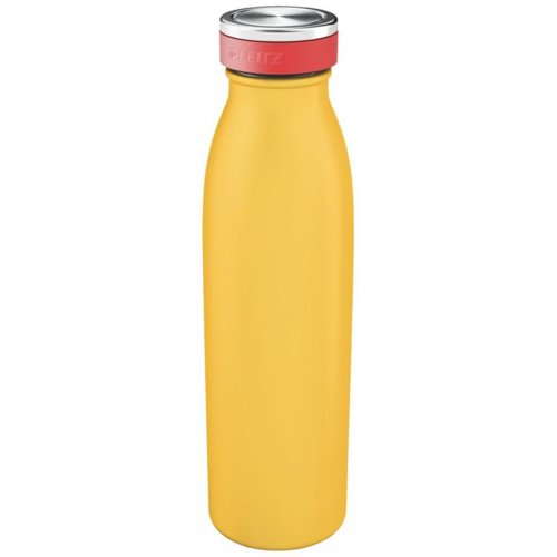 Leitz Cosy 500ml Insulated Water Bottle Warm Yellow Cups & Glasses 33315J Active Group  | Business Supplies. Workwear. Furniture. Promotional Merchandise. Business Technology