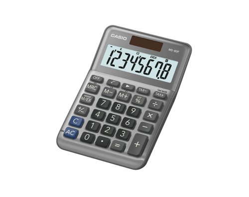Casio MS-80F 8 Digit Desk Calculator