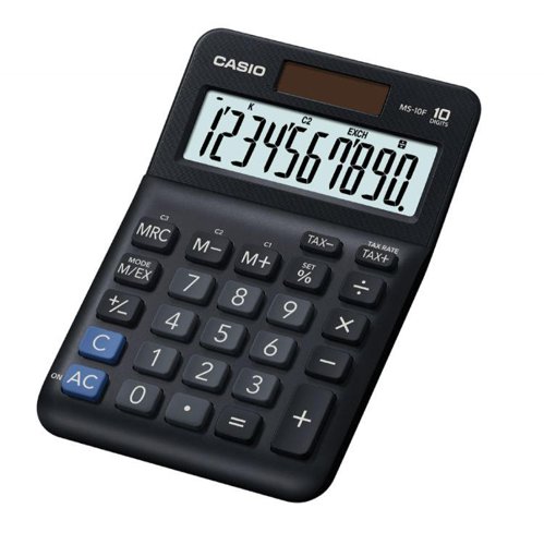 Casio MS-10F 10 Digit Semi Desk Calculator