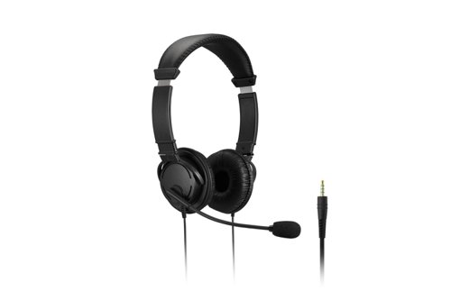 Kensington K33597WW 3.5mm jack Classic Stereo Headset with Mic and Volume Control