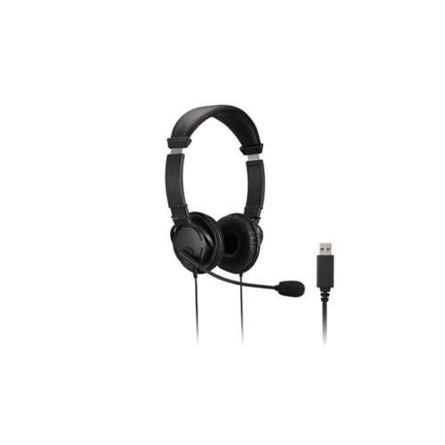 Kensington K33597WW 3.5mm jack Classic Stereo Headset with Mic and Volume Control