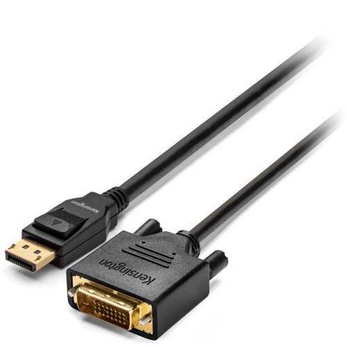 Kensington K33023WW DisplayPort 1.1 (M) to DVI-D (M) Passive Unidirectional Cable