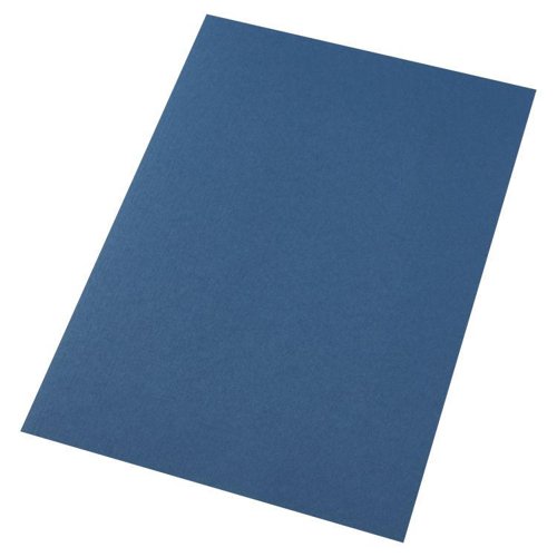 GBC CE050029 Linen Weave A4 Binding Covers Royal Blue 100pk 33403J