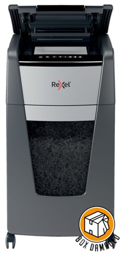 Rexel Optimum AutoFeed+ 225X Cross Cut Shredder - BOX DAMAGED