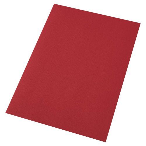 33503J - GBC CE050030 LinenWeave Binding Cover A4 Red 100 Pack