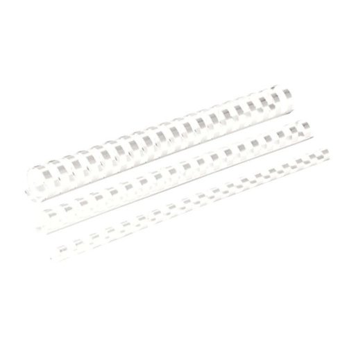 Fellowes 5350202 51mm Plastic Binding Combs - White 33570J