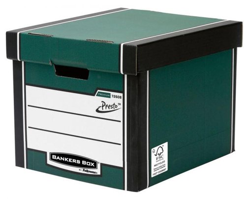 Bankers Box Premium Tall Box Green Pack of 5