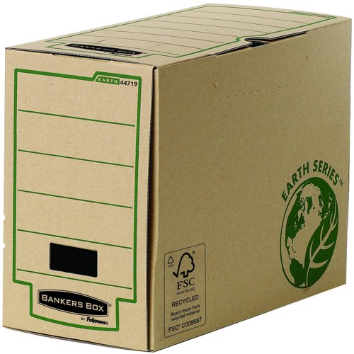 Bankers Box Earth Series 150mm Foolscap Transfer File Pack of 20