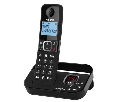 Alcatel F860 Single DECT Call Block Telephone and Answer Machine