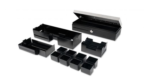 Safescan HD-4617C Flip Top Cash Drawer with 8 Coin and 8 Note Trays