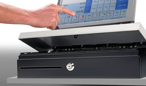 Safescan HD-4617C Flip Top Cash Drawer with 8 Coin and 8 Note Trays