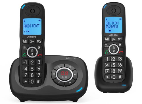 Alcatel XL595B Voice Twin DECT Call Block Telephone and Answer Machine | 33731J | Alcatel