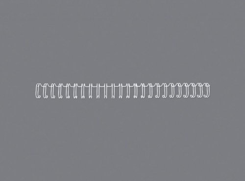 GBC RE510470 A5 6mm White Wire Binders (250)