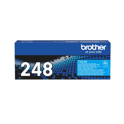Brother TN248C Standard Yield Cyan Toner Cartridge