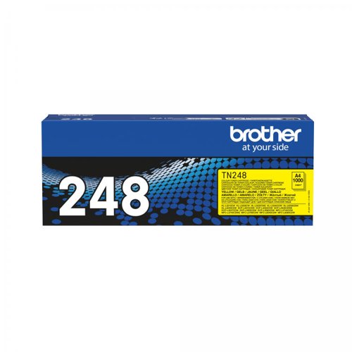 Brother TN248Y Standard Yield Yellow Toner Cartridge 34016J