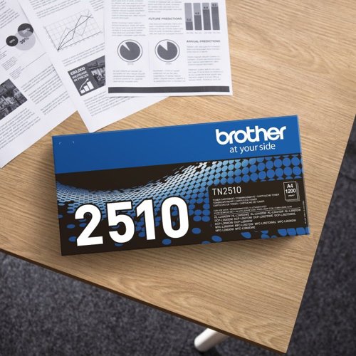 Brother TN2510 Standard Yield Black Toner Cartridge