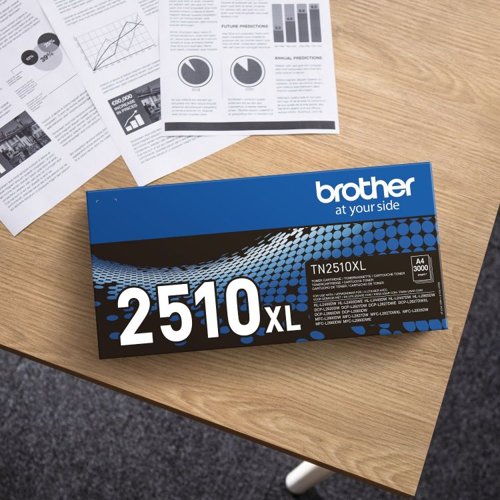 Brother TN2510XL High Yield Black Toner Cartridge
