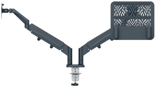 Leitz Ergo Space-Saving Dual Monitor and Laptop Arm