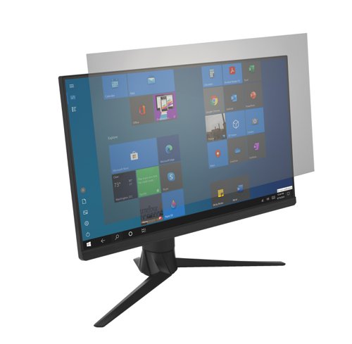 Reduce glare and harmful blue light, and improve clarity with Kensington’s Anti-Glare and Blue Light Reduction Filter for 23.8" Monitors.This filter reduces harmful blue light by up to 43%, and features an antimicrobial coating (matte side only) that inhibits bacteria growth by up to 99% (tested to JIS Z 2801 : 2010E for Escherichia coli and Staphylococcus aureus).An innovative anti-glare coating (matte side only) reduces reflection and improves clarity. Seamless attachment makes installation and removal easy and mess-free.