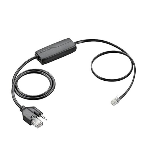 Electronic Hook Switch Cable for remote desk phone call control (answer/end). This cable eliminates the need for a HL10 Handset Lifter.This cable works with Cisco desk phones and may work with additional manufacturers, check with Plantronics Compatibility Guide for more information.