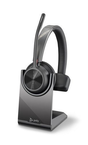 HP Poly Voyager 4310 UC USB-A Wireless Mono Headset and Stand