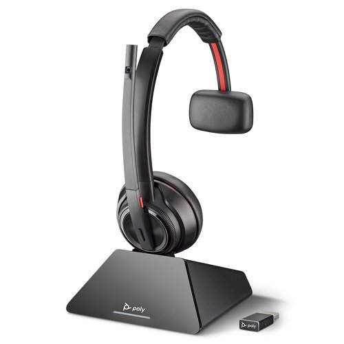 Noisy workspace? No problem. Invest in getting more done with the Savi 8210 UC headsets. Tune out nearby noise and keep every conversation secure, private, and clear with close conversation limiting noise cancellation. Give your employees the freedom to roam plus long talk time. Wherever you work, the Savi 8200 Office and UC Series help you be at your best all day long.Every conversation is clear with the Savi 8210 UC headsetsâ€”with top-quality wireless DECTâ„¢ audio. And connectivity is flexible, so managing calls is effortless.DECT headset with active noise cancelling? You found it. Users sound their best, even in noisy environmentsâ€”on the mono and convertible options, too. For sensitive conversations, where extra privacy is needed, users can turn up noise cancelling with the Close Conversation Limiting feature. It minimizes sounds around the speaker so voices are transmitted clearly.With up to 13 hours of talk time on a single charge, the Savi 8210 UC headset is ready to work when needed. Users can move, multitask and get more done. And convenient voice prompts notify them of mute status, wireless range limit and more.The Savi 8210 UC headset is supported by Plantronics Manager Pro, a software-as-a-service that is sold separately. Use Plantronics Manager Pro to manage headset inventory, monitor usage and maintain devices.
