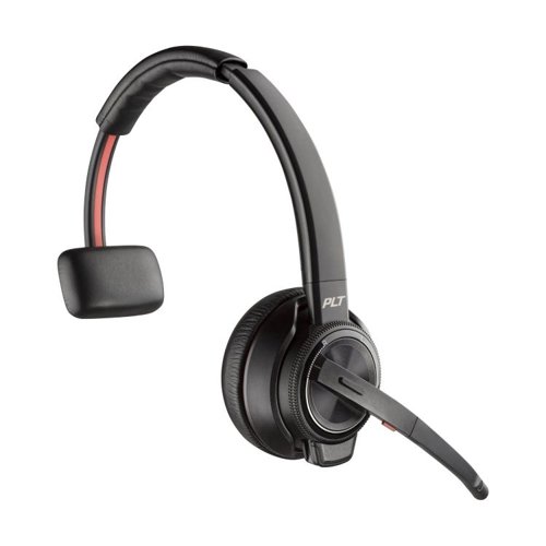 34321J | Noisy workspace? No problem. Invest in getting more done with the Savi 8210 UC headsets. Tune out nearby noise and keep every conversation secure, private, and clear with close conversation limiting noise cancellation. Give your employees the freedom to roam plus long talk time. Wherever you work, the Savi 8200 Office and UC Series help you be at your best all day long.Every conversation is clear with the Savi 8210 UC headsetsâ€”with top-quality wireless DECTâ„¢ audio. And connectivity is flexible, so managing calls is effortless.DECT headset with active noise cancelling? You found it. Users sound their best, even in noisy environmentsâ€”on the mono and convertible options, too. For sensitive conversations, where extra privacy is needed, users can turn up noise cancelling with the Close Conversation Limiting feature. It minimizes sounds around the speaker so voices are transmitted clearly.With up to 13 hours of talk time on a single charge, the Savi 8210 UC headset is ready to work when needed. Users can move, multitask and get more done. And convenient voice prompts notify them of mute status, wireless range limit and more.The Savi 8210 UC headset is supported by Plantronics Manager Pro, a software-as-a-service that is sold separately. Use Plantronics Manager Pro to manage headset inventory, monitor usage and maintain devices.