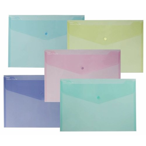 34336J | Snopake's ReBorn Popper Wallets are an eco-friendly and responsible choice made from 100% recycled, heavy-gauge, and durable polypropylene. These wallets are perfect for punchless filing, allowing you to store and organize your documents, photographs, and artwork in pristine condition.The uniquely large foolscap size makes it perfect for storing papers, envelopes, and other large materials that are too big for traditional A4 popper wallets. These wallets can hold up to 150 sheets of paper. The attractive transparent superline finish in soft pastel hues makes it easy to identify the contents quickly. Additionally, it features Snopake's unique colour-coordinated press-stud closure, which is engineered to last.You can rest assured that your documents are secure, even when on the move. Snopake ReBorn Polyfiles are made from recycled high-strength polypropylene, providing long-term protection for your documents.