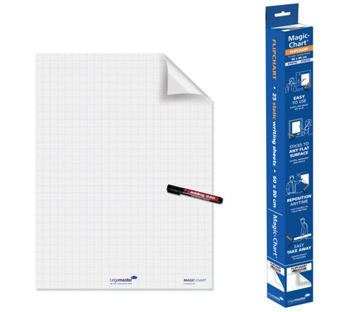 Legamaster Magic-Chart Gridded Flipchart Foil 60x80cm