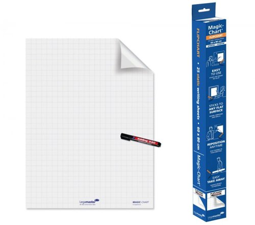 Legamaster Magic-Chart Gridded Flipchart Foil 60x80cm 34475J