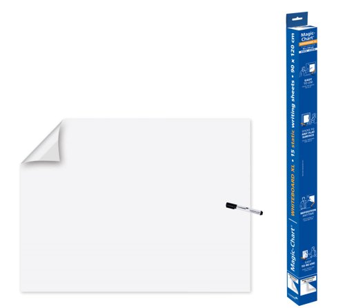 Legamaster Magic-Chart Plain whiteboard foil 90x120cm