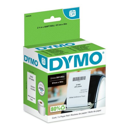 Dymo 2191636 LabelWriter Continuous Paper Roll | 34482J | Newell Brands